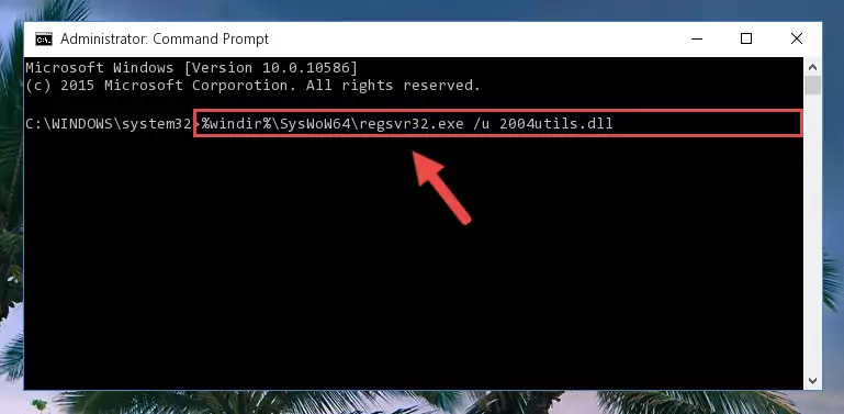 Creating a new registry for the 2004utils.dll library