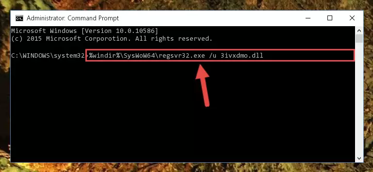 Creating a clean registry for the 3ivxdmo.dll library (for 64 Bit)