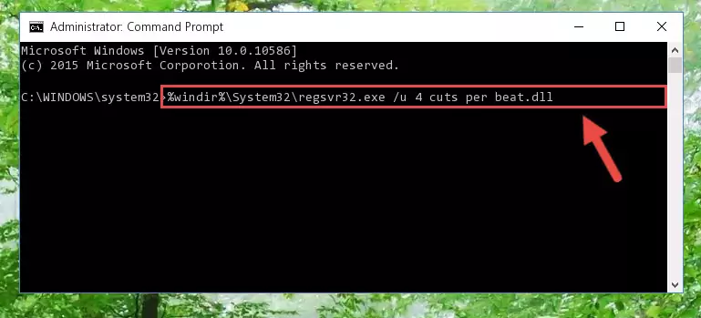 Making a clean registry for the 4 cuts per beat.dll file in Regedit (Windows Registry Editor)