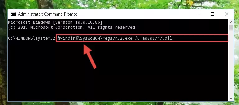 Making a clean registry for the A0001747.dll file in Regedit (Windows Registry Editor)