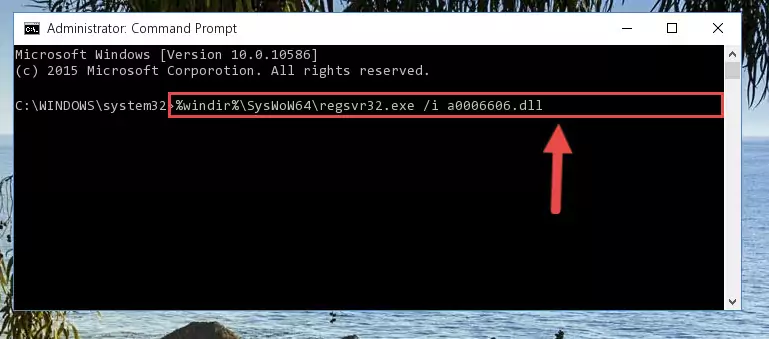 Uninstalling the A0006606.dll file's broken registry from the Registry Editor (for 64 Bit)