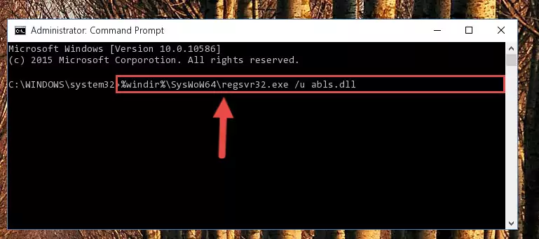 Making a clean registry for the Abls.dll file in Regedit (Windows Registry Editor)