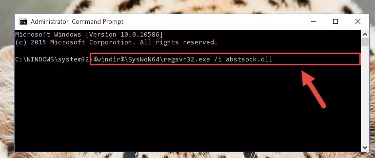Cleaning the problematic registry of the Abstsock.dll library from the Windows Registry Editor
