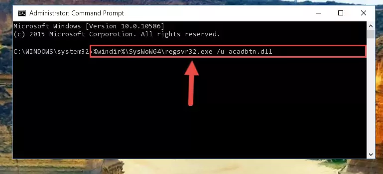 Making a clean registry for the Acadbtn.dll file in Regedit (Windows Registry Editor)