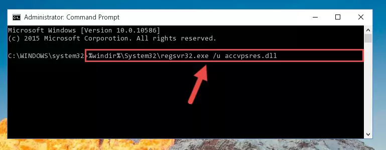 Making a clean registry for the Accvpsres.dll file in Regedit (Windows Registry Editor)