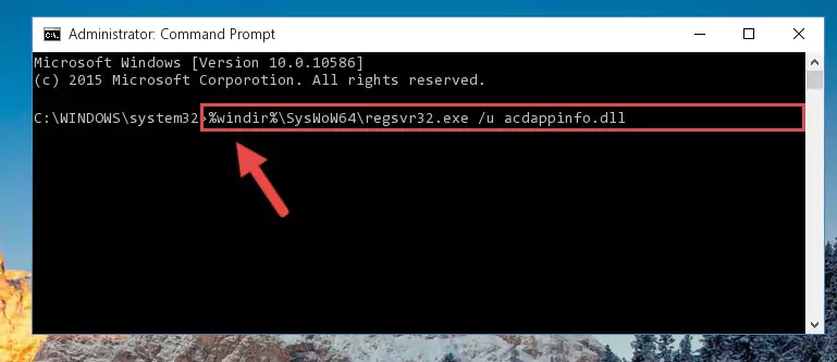 Making a clean registry for the Acdappinfo.dll file in Regedit (Windows Registry Editor)