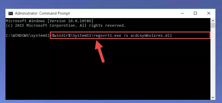 Making a clean registry for the Acdcsymbolsres.dll file in Regedit (Windows Registry Editor)