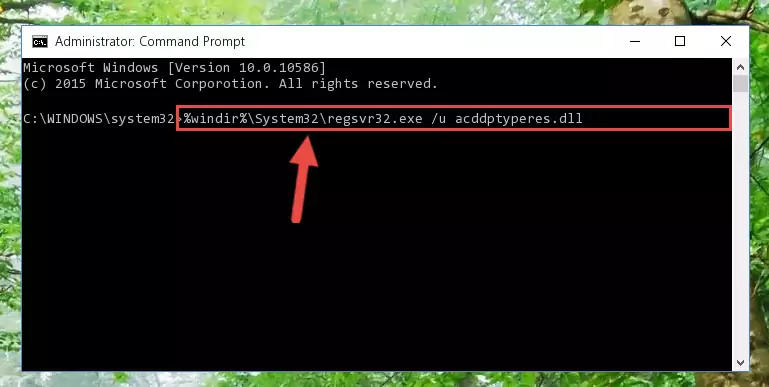 Extracting the Acddptyperes.dll library