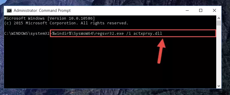 Uninstalling the Actxprxy.dll library's problematic registry from Regedit (for 64 Bit)