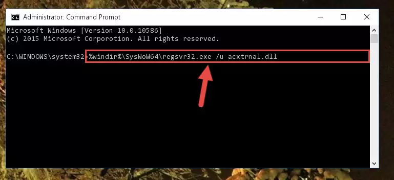 Making a clean registry for the Acxtrnal.dll file in Regedit (Windows Registry Editor)