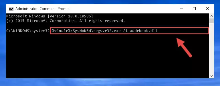 Uninstalling the broken registry of the Addrbook.dll file from the Windows Registry Editor (for 64 Bit)