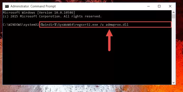 Creating a clean registry for the Admwprox.dll file (for 64 Bit)