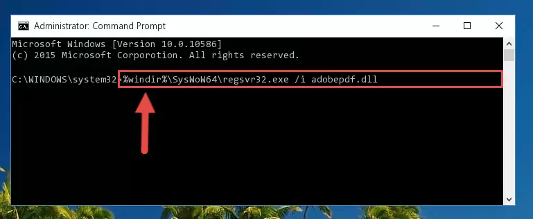 Uninstalling the broken registry of the Adobepdf.dll library from the Windows Registry Editor (for 64 Bit)