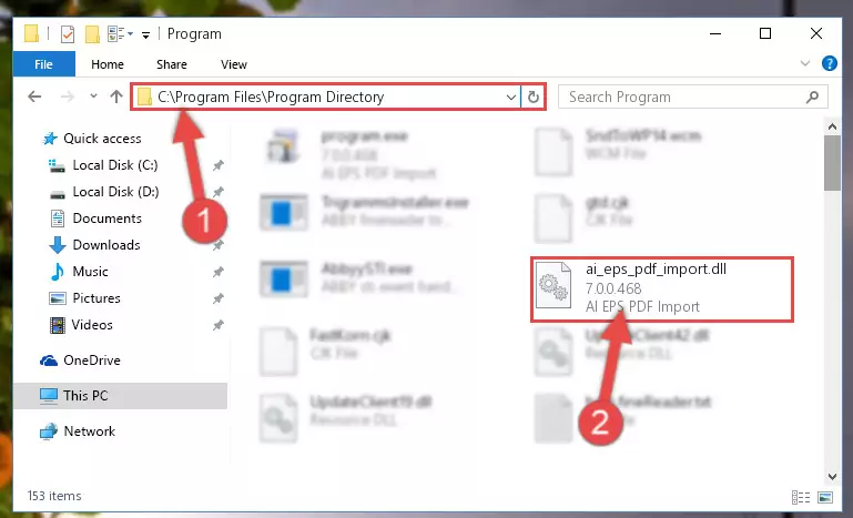 Choosing the Ai_eps_pdf_import.dll file