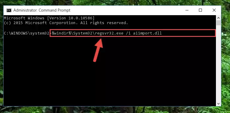 Creating a clean registry for the Aiimport.dll library (for 64 Bit)