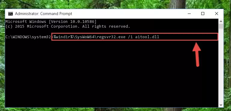 Uninstalling the Aitool.dll library's problematic registry from Regedit (for 64 Bit)