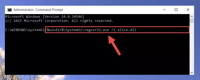 Creating a clean registry for the Alice.dll file (for 64 Bit)