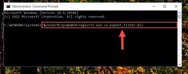 Creating a clean registry for the Aspnet_filter.dll file (for 64 Bit)