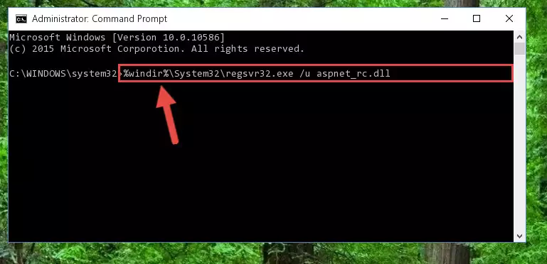 Making a clean registry for the Aspnet_rc.dll file in Regedit (Windows Registry Editor)