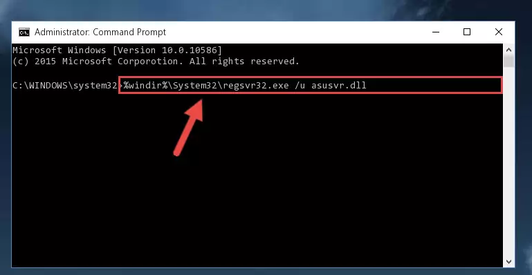 Making a clean registry for the Asusvr.dll file in Regedit (Windows Registry Editor)