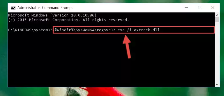 Uninstalling the Axtrack.dll library's broken registry from the Registry Editor (for 64 Bit)