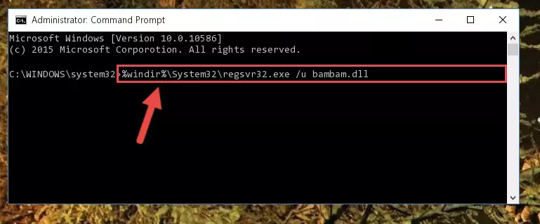 Making a clean registry for the Bambam.dll library in Regedit (Windows Registry Editor)