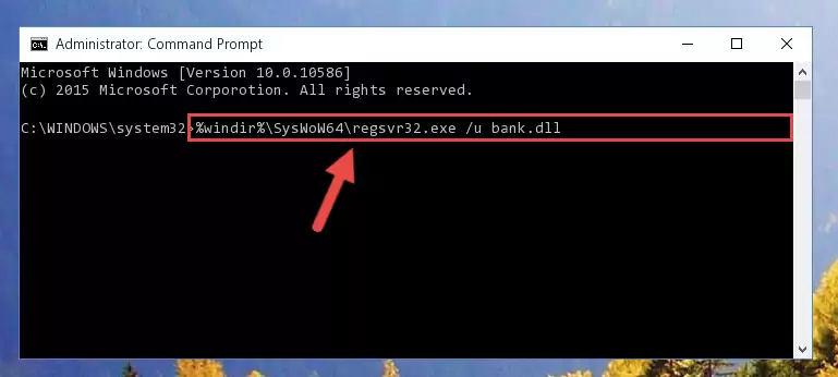 Creating a clean registry for the Bank.dll library (for 64 Bit)