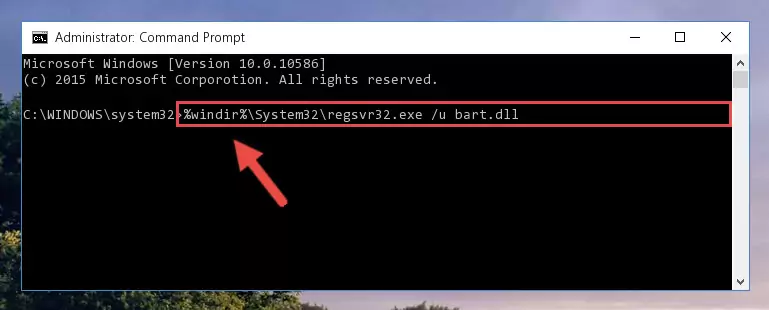 Creating a new registry for the Bart.dll file