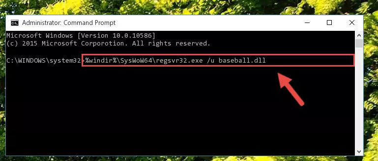 Creating a new registry for the Baseball.dll file