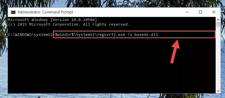 Extracting the Basedv.dll file