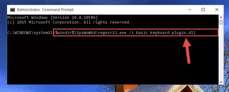Cleaning the problematic registry of the Basic keyboard plugin.dll file from the Windows Registry Editor