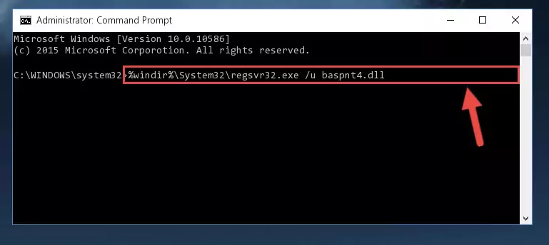 Making a clean registry for the Baspnt4.dll file in Regedit (Windows Registry Editor)