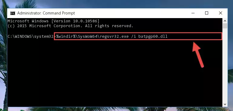 Uninstalling the broken registry of the Batpgp60.dll file from the Windows Registry Editor (for 64 Bit)