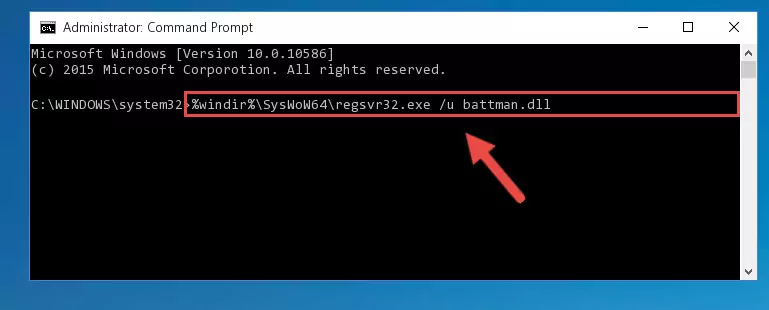 Creating a clean registry for the Battman.dll file (for 64 Bit)