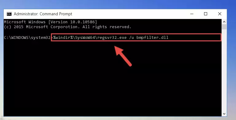 Creating a clean registry for the Bmpfilter.dll file (for 64 Bit)