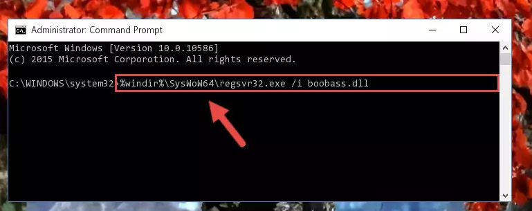 Uninstalling the broken registry of the Boobass.dll file from the Windows Registry Editor (for 64 Bit)