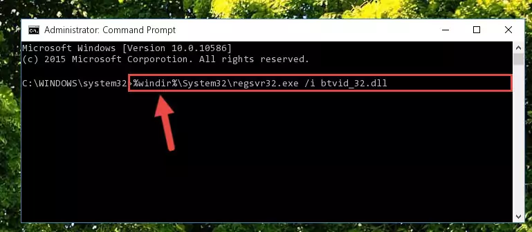 Creating a clean registry for the Btvid_32.dll file (for 64 Bit)