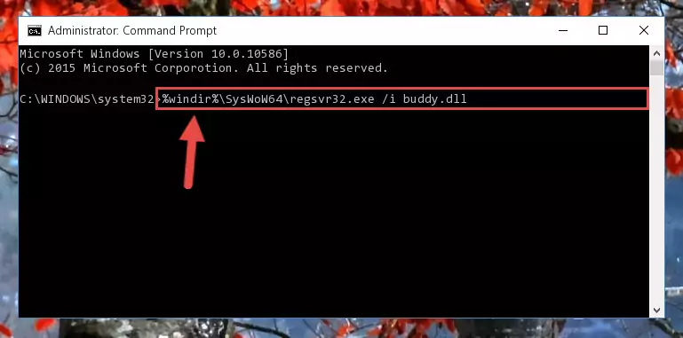 Uninstalling the Buddy.dll file's broken registry from the Registry Editor (for 64 Bit)