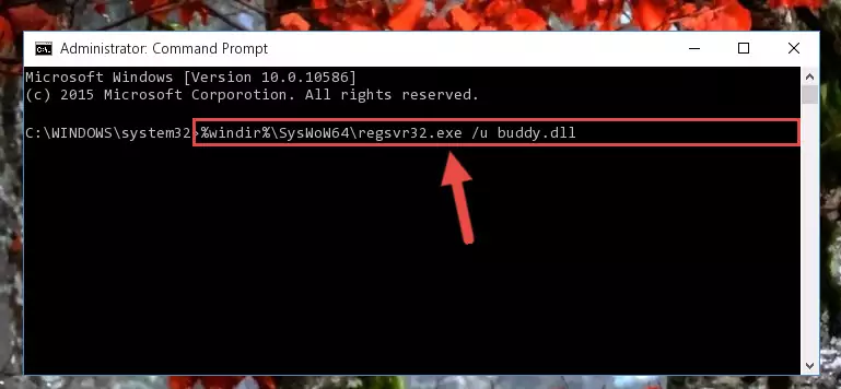 Creating a clean registry for the Buddy.dll file (for 64 Bit)