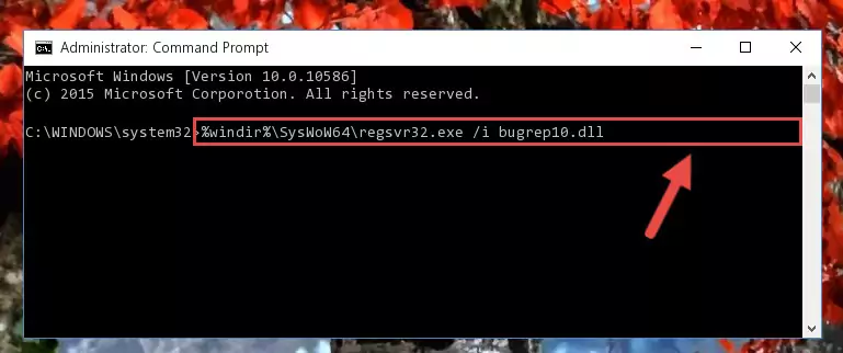 Uninstalling the broken registry of the Bugrep10.dll library from the Windows Registry Editor (for 64 Bit)