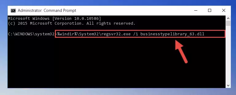 Creating a clean and good registry for the Businesstypelibrary_63.dll file (64 Bit için)