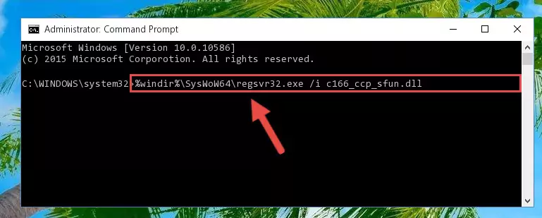 Uninstalling the C166_ccp_sfun.dll library's broken registry from the Registry Editor (for 64 Bit)