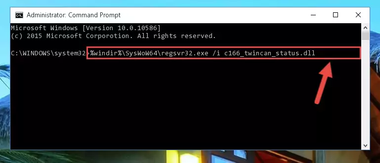 Uninstalling the C166_twincan_status.dll library's broken registry from the Registry Editor (for 64 Bit)