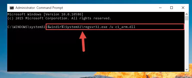 Creating a new registry for the C1_arm.dll file in the Windows Registry Editor