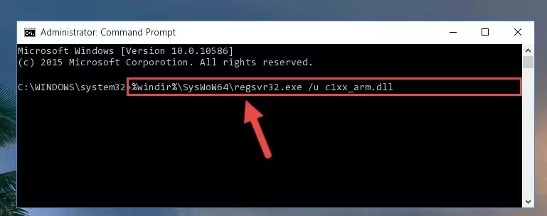 Creating a clean registry for the C1xx_arm.dll file (for 64 Bit)