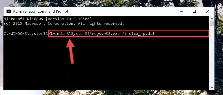Deleting the damaged registry of the C1xx_mp.dll
