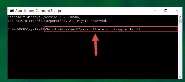 Creating a clean registry for the C28xgpio_do.dll file (for 64 Bit)