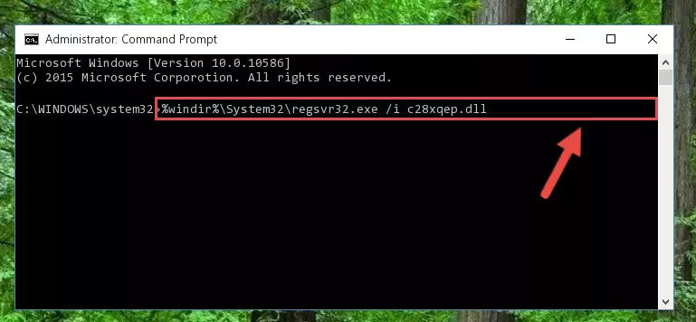 Creating a clean registry for the C28xqep.dll file (for 64 Bit)