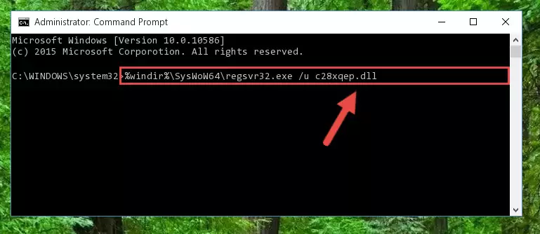 Making a clean registry for the C28xqep.dll file in Regedit (Windows Registry Editor)
