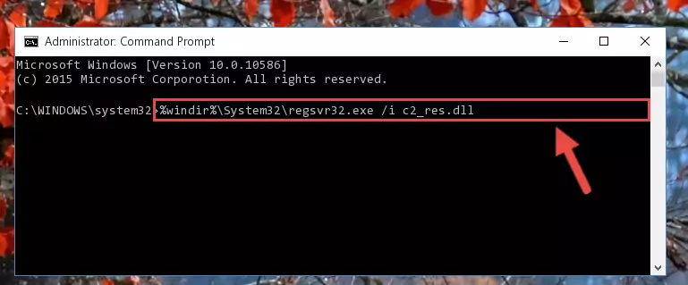 Creating a clean registry for the C2_res.dll file (for 64 Bit)